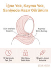 ESVA MODA Mıknatıslı Hazır Şal 10
